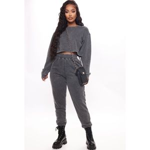 No Stress Oil Wash Jogger Set | Fashion Nova | XS